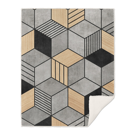 Concrete and Wood Cubes 2