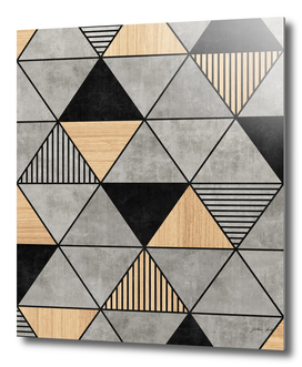 Concrete and Wood Triangles 2