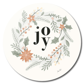 Joy, Christmas wreath, xmas decorations