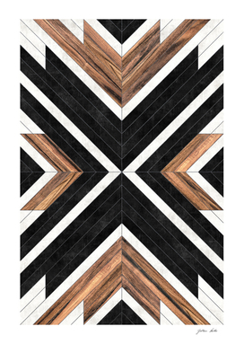 Urban Tribal Pattern No.1 - Concrete and Wood