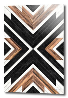 Urban Tribal Pattern No.1 - Concrete and Wood
