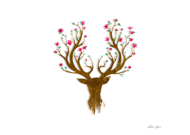 Floral Deer