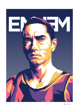 Eminem Pop art rapper