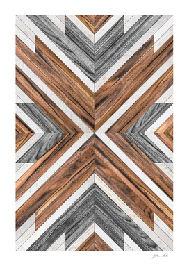 Urban Tribal Pattern No.4 - Wood
