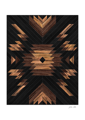 Urban Tribal Pattern No.7 - Aztec - Wood