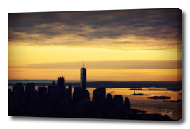 NY Skyline Sunset