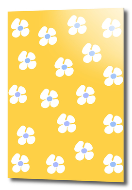 flower pattern - yellow
