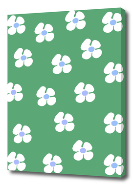 flower pattern - green