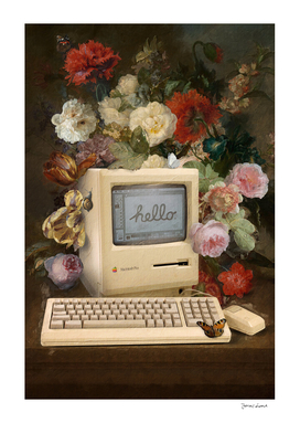 Apple and Flowers