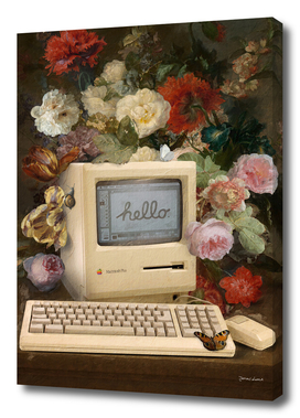 Apple and Flowers
