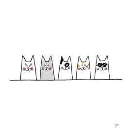 Cool Cats Illustration