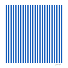 Blue Is the Coolest Color Small Vertical Stripes | Design