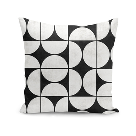 Mid-Century Modern Pattern No.2 - Black and White