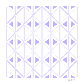 Lavender Blue Art Deco Triangles | Beautiful Interior Design