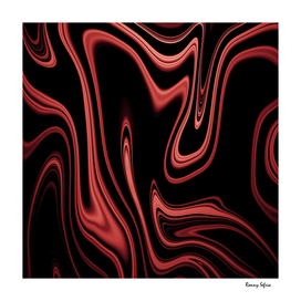 Red and black Abstract Wave