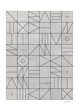 My Favorite Geometric Patterns No.3 - Grey