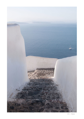 Santorini Oia Stairs #1 #minimal #wall #decor #art