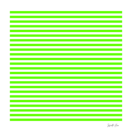 Neon Green Small Horizontal Stripes | Interior Design