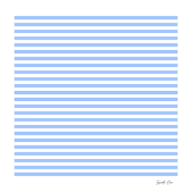 Pale Cornflower Blue Small Horizontal Stripes | Design
