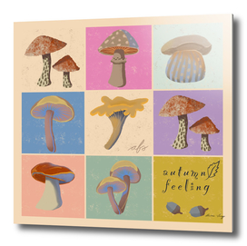 Autumn Feeling - Mushroom Design
