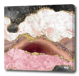 Pink Glitter Agate Texture 01