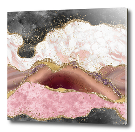 Pink Glitter Agate Texture 01