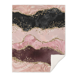 Pink Glitter Agate Texture 06