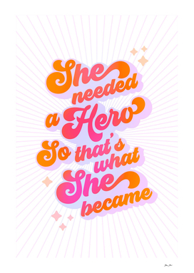 Motivational Candy HERO Quote for Her