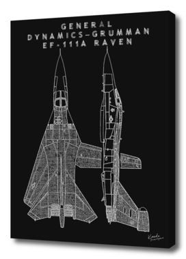General Dynamics–Grumman EF-111A Raven Blueprint