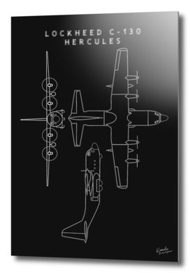 Lockheed C-130 Hercules Blueprint