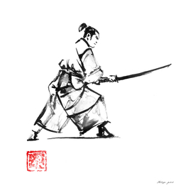 samurai en garde