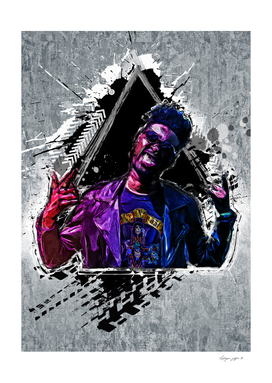 Danny Brown Rapper Painting