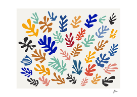 Leaves inspired by Henry Matisse