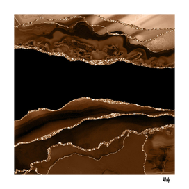 Brown & Gold Agate Texture 11
