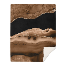 Brown & Gold Agate Texture 13