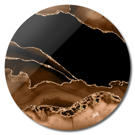 Brown & Gold Agate Texture 14