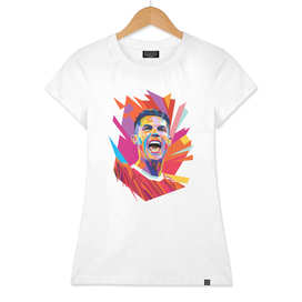 Cristiano Ronaldo Pop Art WPAP