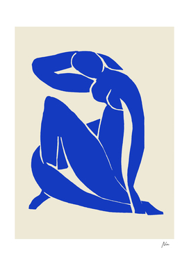Matisse Inspired Blue Nude