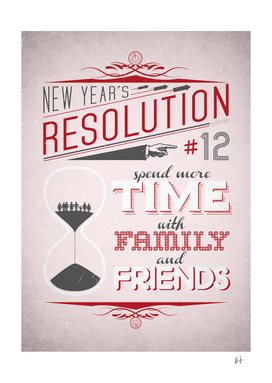 New Year's resolution #12