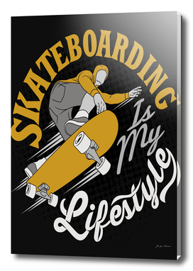 Yellow Skateboard