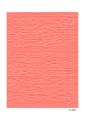 Abstract Lines 01 - Coral