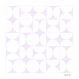 White Lilac Random Semicircles | Beautiful Interior Design