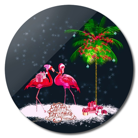The Pink Flamingo  Christmas