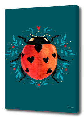 Floral Ladybug