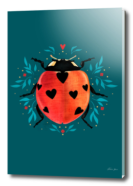 Floral Ladybug