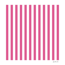 Dark Pink Medium Vertical Stripes | Interior Design