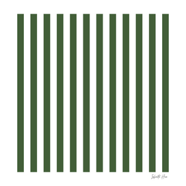 Emerald Medium Vertical Stripes | Interior Design