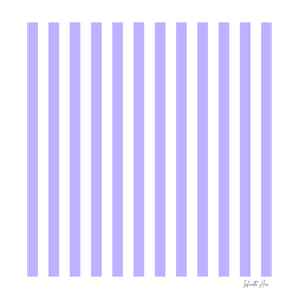 Lavender Blue Medium Vertical Stripes | Interior Design