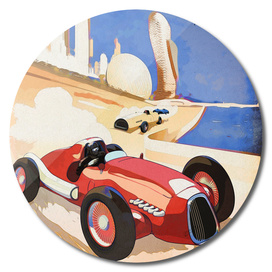 Vintage Race Abu Dhabi Poster