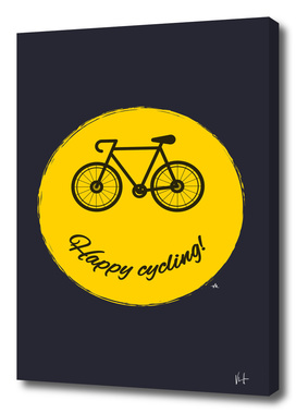 Happy biking